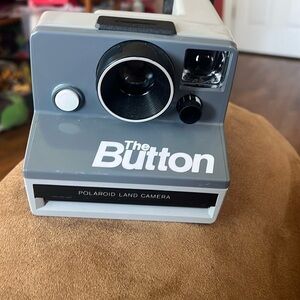 Vintage Polaroid The Button Instant Land Camera